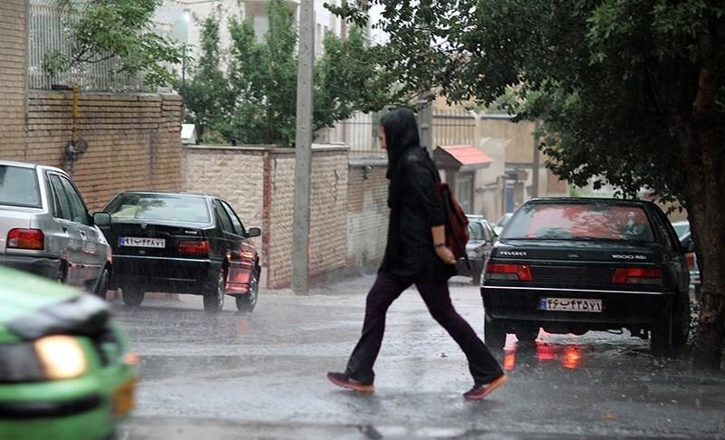 بارش رگبار باران در ۷ استان کشور