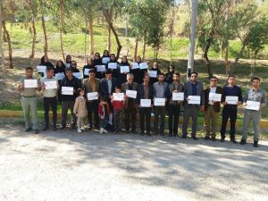 کاشت ۳۲ اصله نهال به یاد شهدای نفت کش سانچی در پارک ملت مسجدسلیمان
