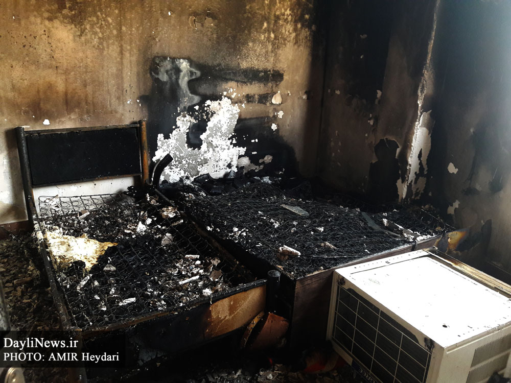 آتش سوزی در مسجدسلیمان حادثه آفرید + گزارش تصویری