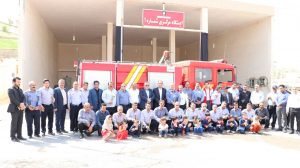 بزرگداشت ۷ مهرماه، روز آتش نشانی و ایمنی توسط شهرداری مسجدسلیمان + گزارش تصویری