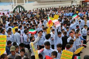 تصاویر راهپیمایی یوم الله ۱۳ آبان در شهرستان مسجدسلیمان
