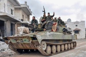 ارتش سوریه کنترل شهرک استراتژیک «سراقب» در ادلب را دردست گرفت