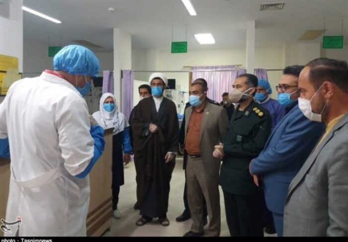 تجلیل فرمانده سپاه مسجدسلیمان از کادر درمانی و مقابله با ویروس کرونا + تصویر