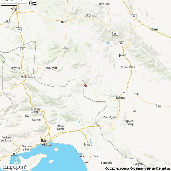 زمین‌لرزه ۵ ریشتری مرز کرمان و هرمزگان را لرزاند