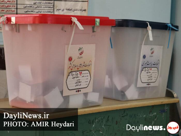 مشارکت پر رنگ مسجدسلیمانی ها در انتخابات ۱۴۰۰ + گزارش تصویری