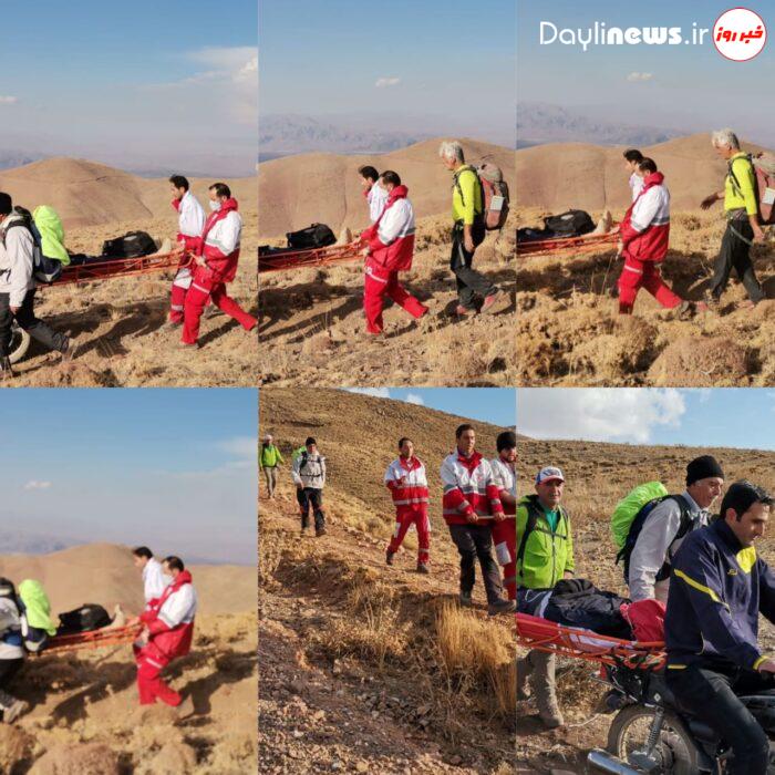 عملیات نفسگیر نیروهای امدادی هلال احمر تسوج در ارتفاعات علی علمدار