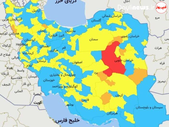 وضعیت تمامی شهرهای خوزستان از لحاظ کرونا آبی شد
