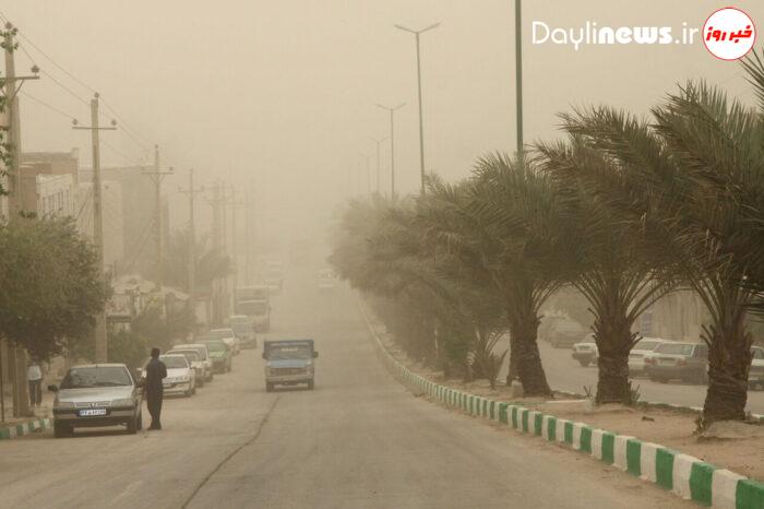 هشدار سطح نارنجی نسبت به ورود توده گرد و غبار به خوزستان