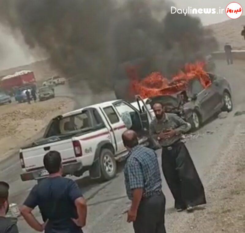 سانحه رانندگی در جاده مسجدسلیمان – اهواز چهار مصدوم برجای گذاشت