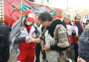 ارایه خدمات فرهنگی، آموزشی و بهداشتی در مسیر پیاده‌روی زایران اربعین حسینی