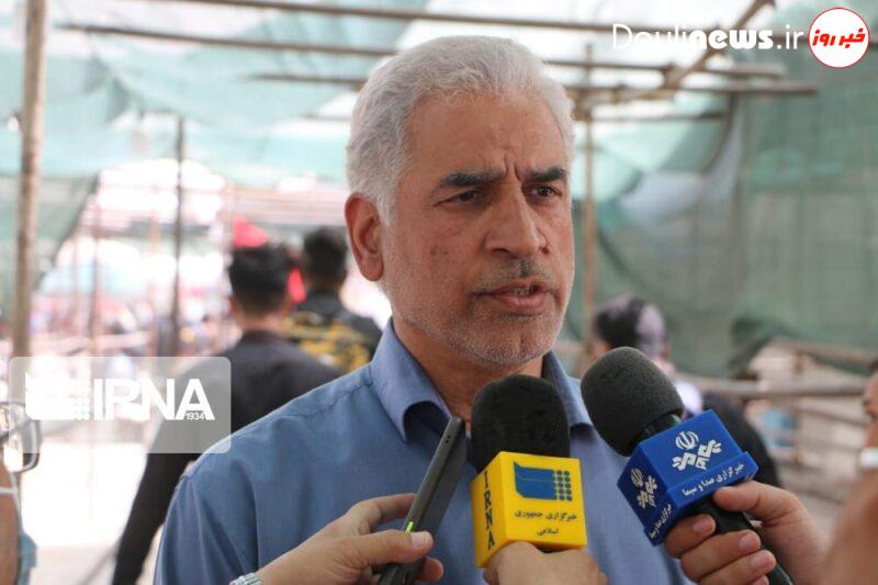 استاندار: ۷۶ درصد زائران در استان خوزستان از مرز شلمچه به عراق رفتند 