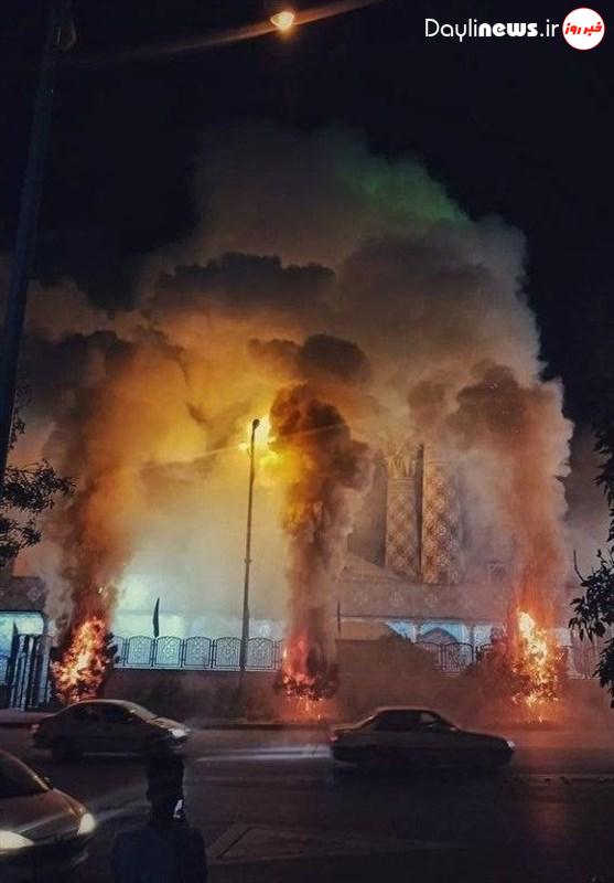 منافقین و سازمان‌یافته‌ها وارد تجمعات شدند/ آتش زدن مسجد و تعرض ناجوانمردانه به خانم‌ها در برخی مناطق