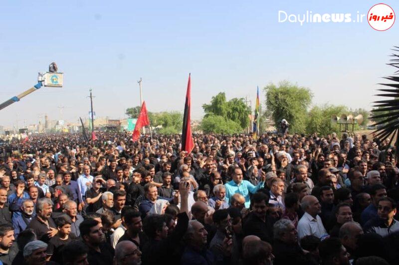 پیاده روی ۱۰۰ هزار نفری اربعین در دزفول برگزار شد