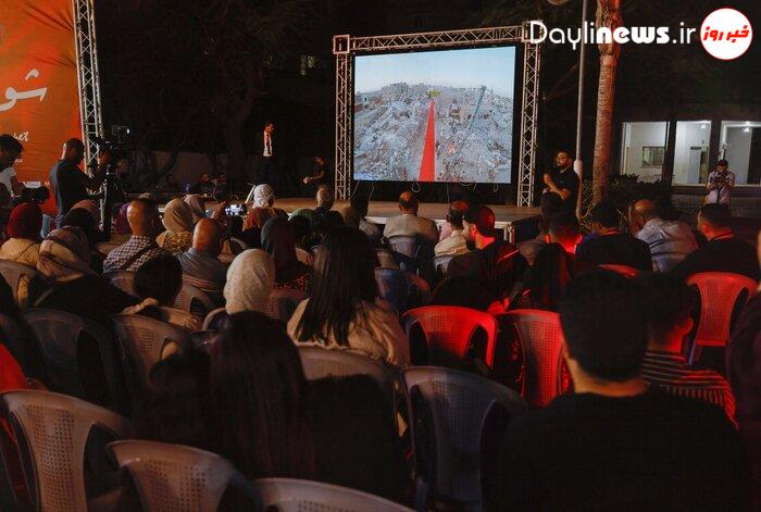 مردم غزه دوباره طعم سینما را چشیدند