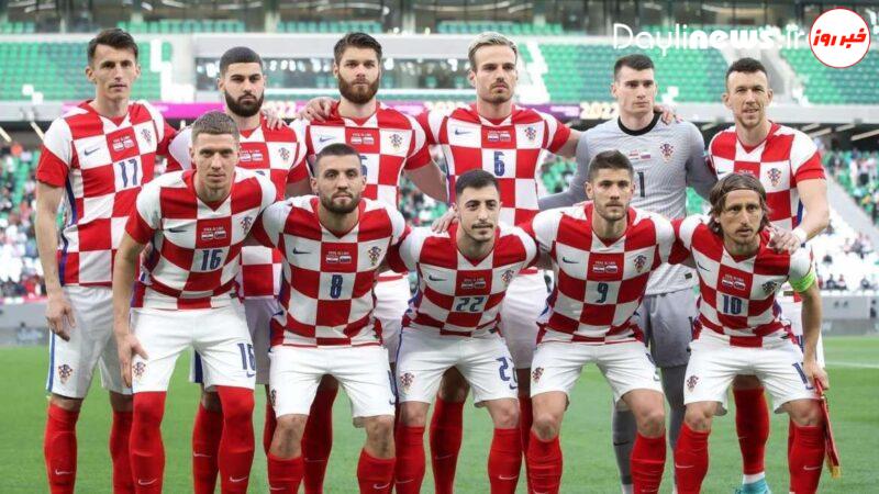 رونمایی از ترکیب تیم‌های کرواسی و مراکش
