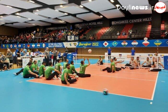 پیروزی تیم ملی والیبال نشسته مردان ایران در نخستین گام