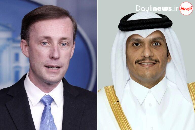 گفت وگوی تلفنی وزیر خارجه قطر و مشاور امنیتی ملی آمریکا