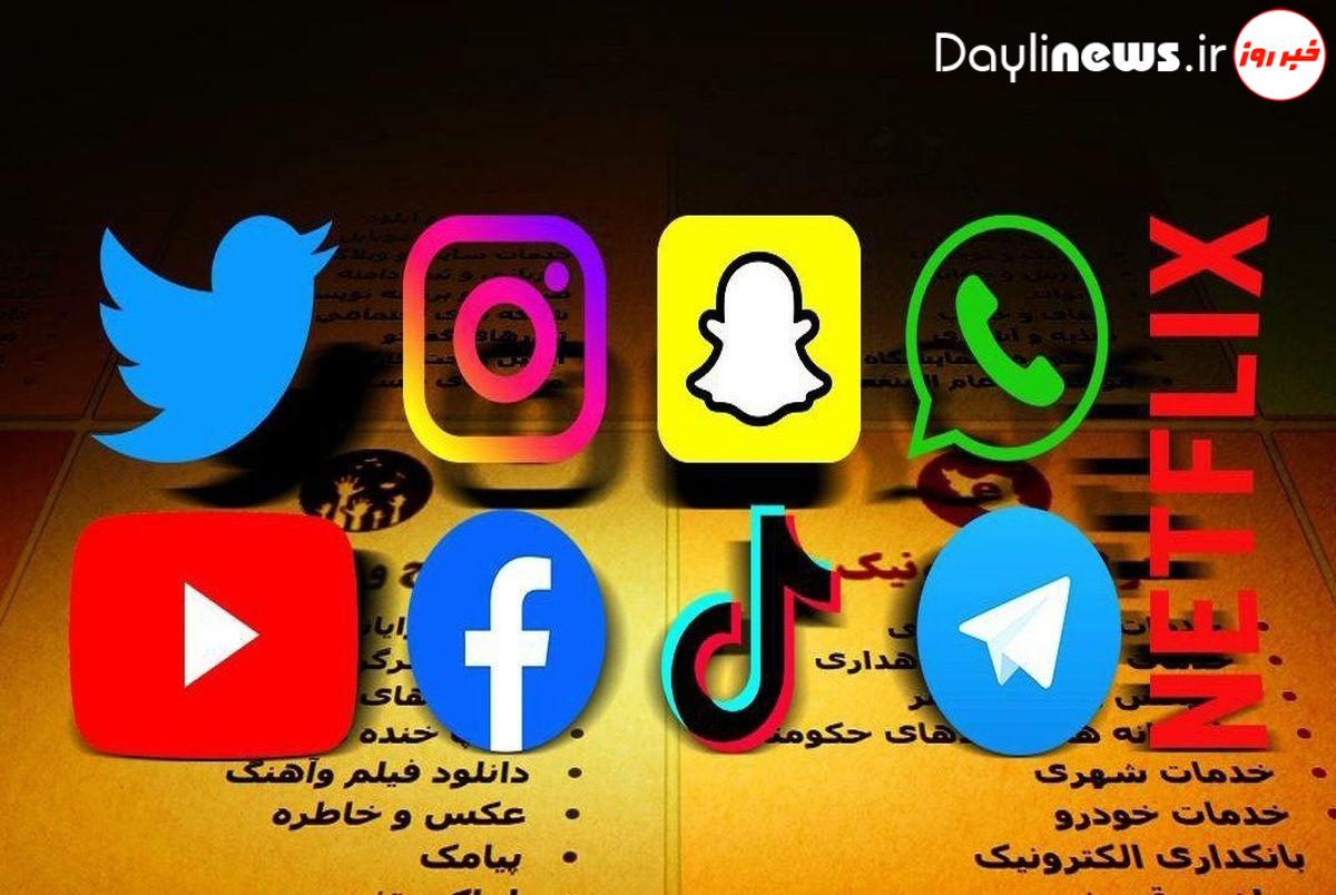 نیمی از شبکه‌های اجتماعی محبوب دنیا برای ایرانی ها فیلترند/ از ۱۳ سایت پربازدید، ۶ مورد در کشورمان فیلتر هستند