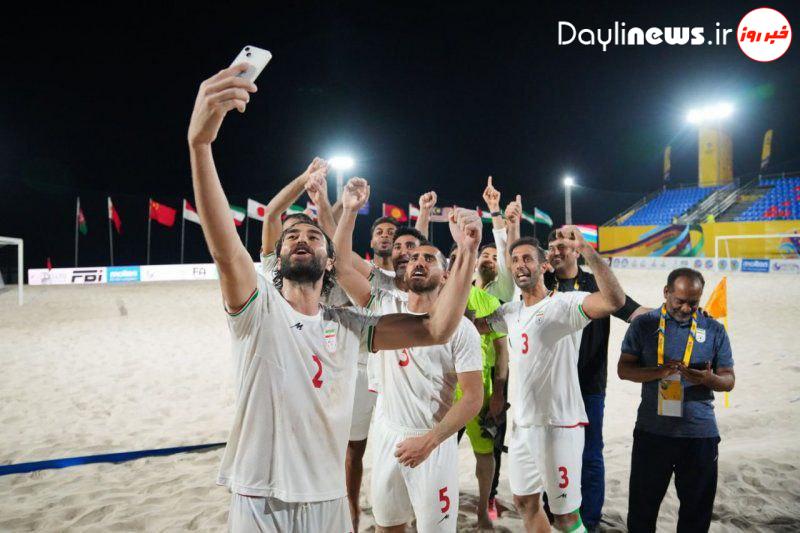 سلام تیم ملی فوتبال ساحلی به جام جهانی ۲۰۲۳